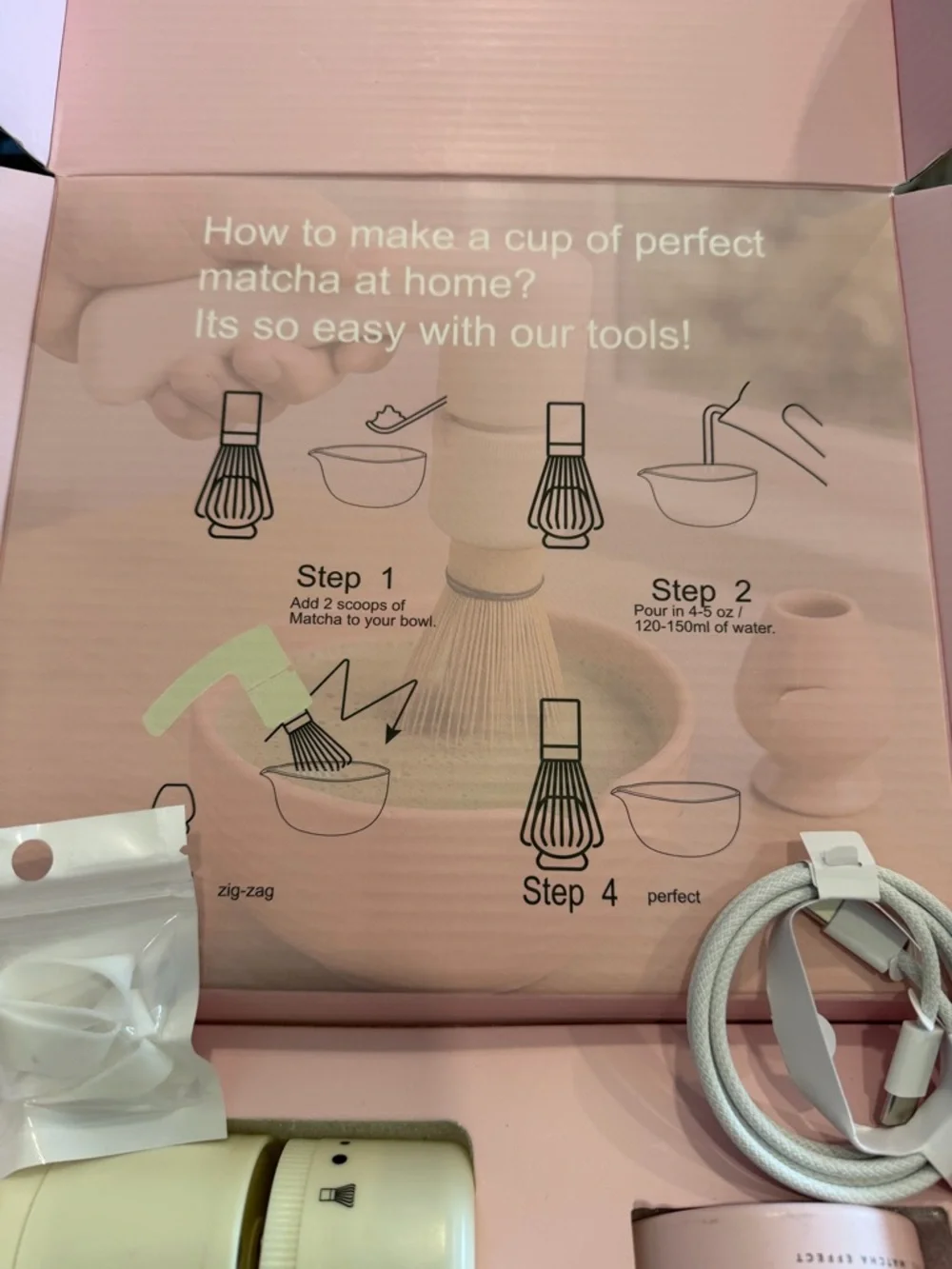 Handheld electric matcha set new